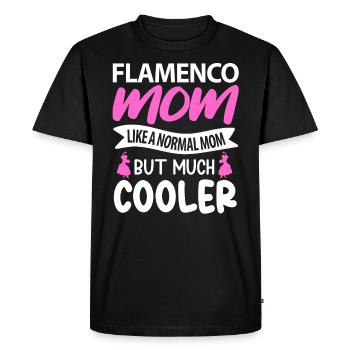 Cool Flamenco mama gift - Men's Premium Organic T-Shirt - black - Front - Nico (187cm)