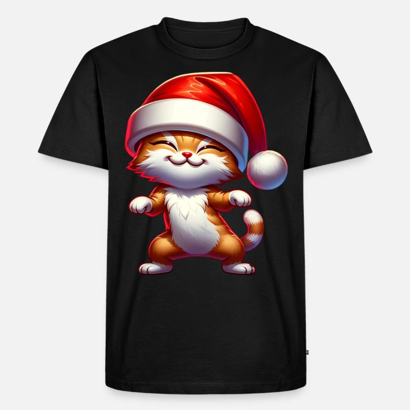 Weihnachten - Männer Premium Bio T-Shirt - Schwarz