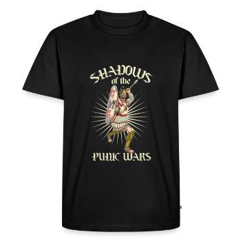 Carhago - Carthaginian Hoplite - Men's Premium Organic T-Shirt - black - Front - Nico (187cm)