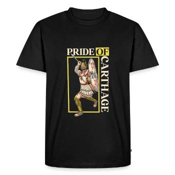 Carhago - Hoplite carthaginois - T-shirt Premium bio Homme - noir - Devant - Nico (187cm)