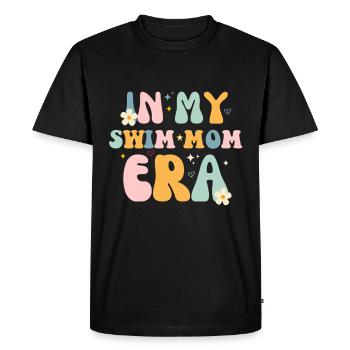 In My Swim Mom Era - Swim Swimmers Swimming Pool - Men's Premium Organic T-Shirt - black - Front - Nico (187cm)