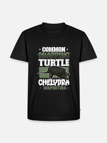 Snapping Turtle - Men's Premium Organic T-Shirt - black