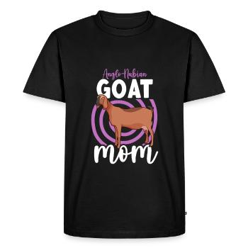 Mom of an Anglo-Nubian goat - Men's Premium Organic T-Shirt - black - Front - Nico (187cm)
