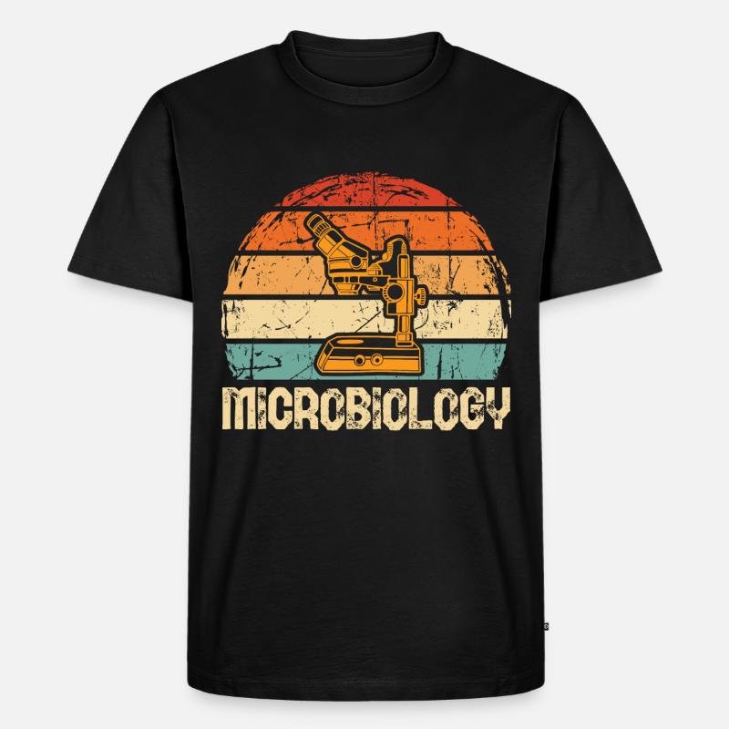 microbiologia - Maglietta ecologica premium da uomo - nero