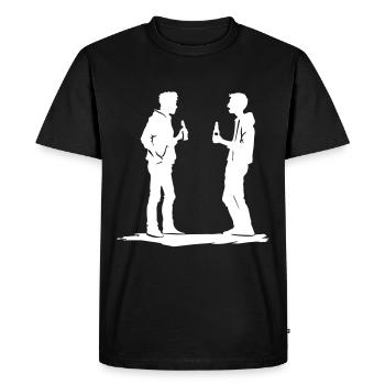Crew Party Group Celebrations Bachelor Party - Men's Premium Organic T-Shirt - black - Front - Nico (187cm)