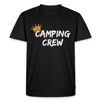 Équipe de camping - T-shirt Premium bio Homme - noir - Devant - Nico (187cm)