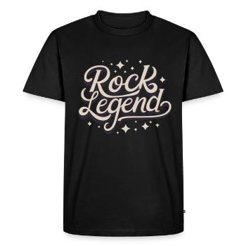 Rock Legend Rock And Roll Music Lovers - Men's Premium Organic T-Shirt - black - Front - Nico (187cm)