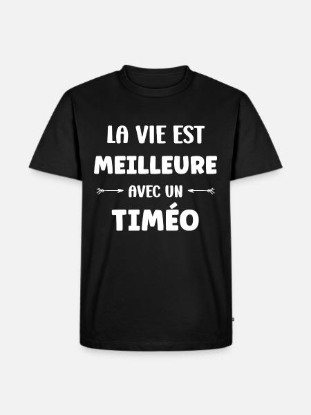 Timo - T-shirt Premium bio Homme - noir