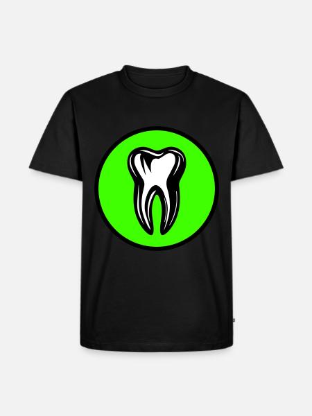 Tooth Dentist Icon - Men's Premium Organic T-Shirt - black