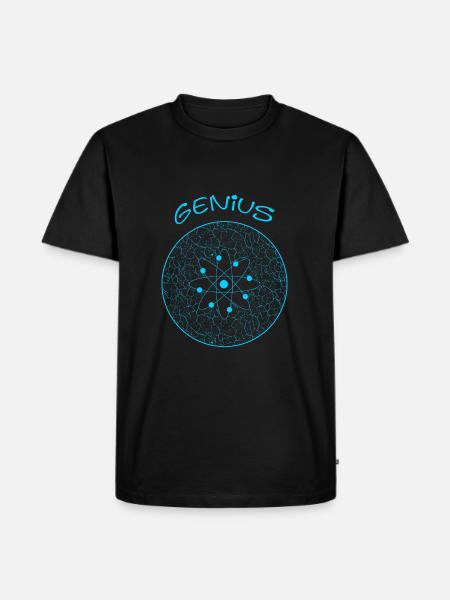 Genius genius - Men's Premium Organic T-Shirt - black