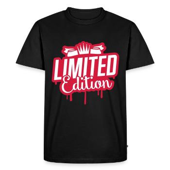 Limited Edition - T-shirt Premium bio Homme - noir - Devant - Nico (187cm)
