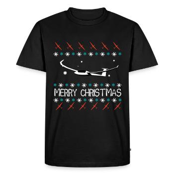 Glider Gliding Glider Pilot - Men's Premium Organic T-Shirt - black - Front - Nico (187cm)