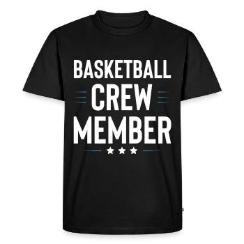 Équipe de basket-ball - T-shirt Premium bio Homme - noir - Devant - Nico (187cm)