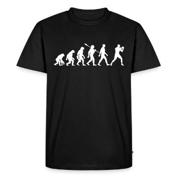 Evolution - Boxe, Arts martiaux, Entraînement de boxe - T-shirt Premium bio Homme - noir - Devant - Nico (187cm)