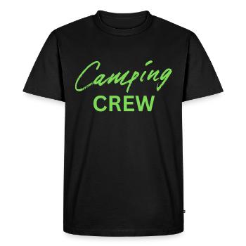Équipe de camping - T-shirt Premium bio Homme - noir - Devant - Nico (187cm)