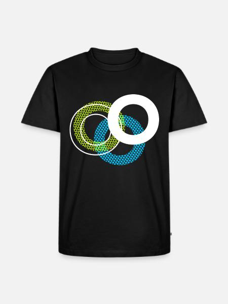 O Letter - Men's Premium Organic T-Shirt - black