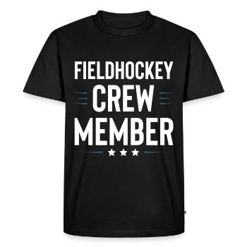 Équipe de hockey sur gazon - T-shirt Premium bio Homme - noir - Devant - Nico (187cm)