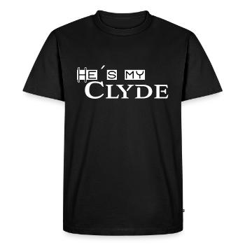 Partner Look Bonnie & Clyde 2 (part2) Gift Pair - Men's Premium Organic T-Shirt - black - Front - Nico (187cm)