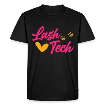 Eyelashes Technique Cosmetics Eyes Beauty - Men's Premium Organic T-Shirt - black - Front - Nico (187cm)