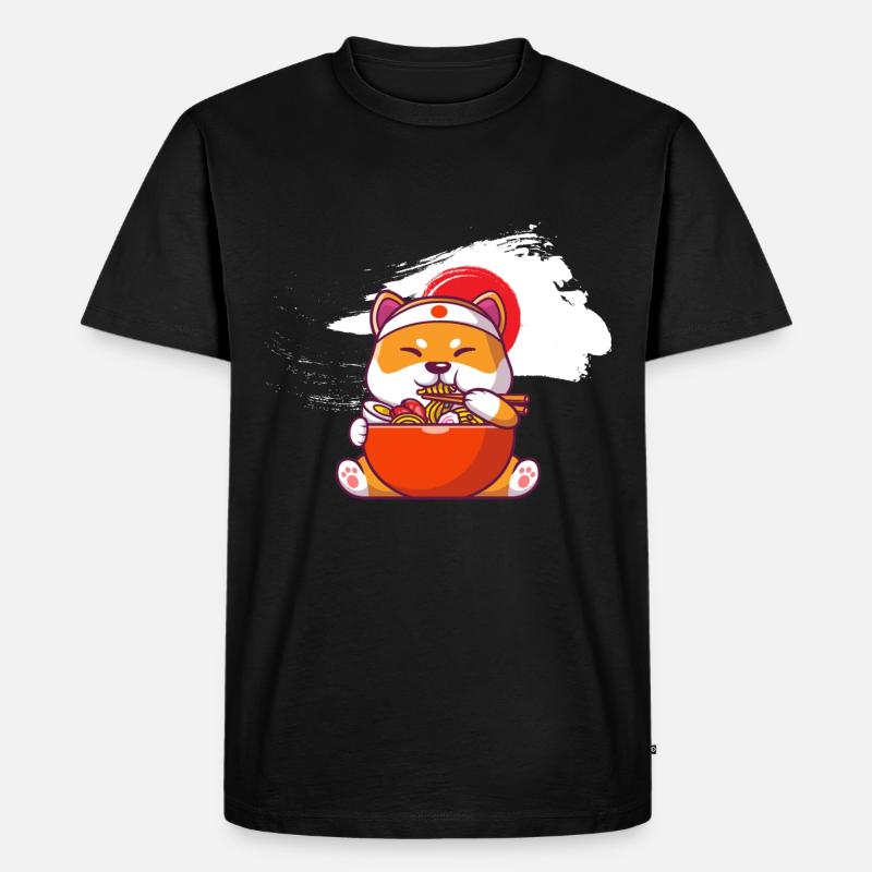 Japan - Männer Premium Bio T-Shirt - Schwarz