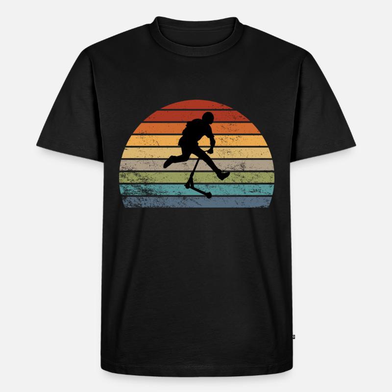 Freestyle-Roller - Männer Premium Bio T-Shirt - Schwarz