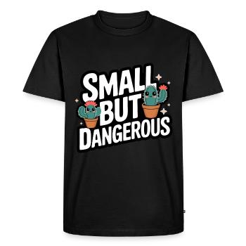 Cactus Cactus Plante du désert - T-shirt Premium bio Homme - noir - Devant - Nico (187cm)