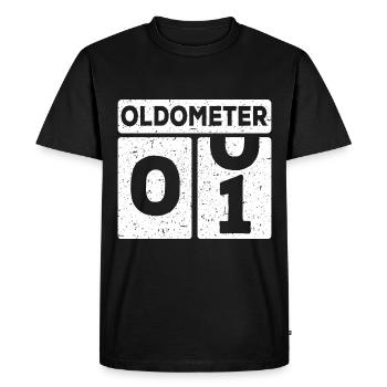 1st birthday 1 year Funny 1 birthday - Men's Premium Organic T-Shirt - black - Front - Nico (187cm)