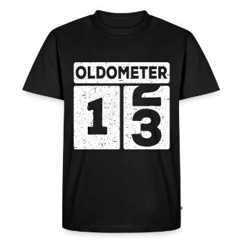 13th birthday 13 years Funny 13th birthday - Men's Premium Organic T-Shirt - black - Front - Nico (187cm)
