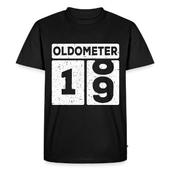 19e anniversaire 19 ans drôle 19e anniversaire - T-shirt Premium bio Homme - noir - Devant - Nico (187cm)