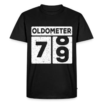 79th birthday 79 years funny 79th birthday - Men's Premium Organic T-Shirt - black - Front - Nico (187cm)
