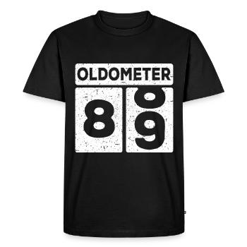 89th birthday 89 years funny 89th birthday - Men's Premium Organic T-Shirt - black - Front - Nico (187cm)