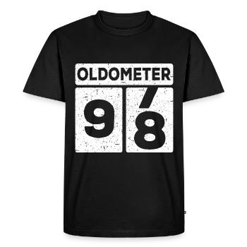 98th birthday 98 years funny 98 birthday - Men's Premium Organic T-Shirt - black - Front - Nico (187cm)