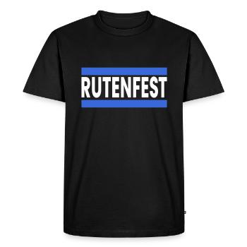 Rutenfest Ravensburg - Men's Premium Organic T-Shirt - black - Front - Nico (187cm)