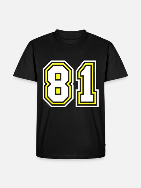Symbole numérique 81 - T-shirt Premium bio Homme - noir