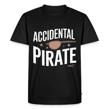 Invalidité due à l’amputation - T-shirt Premium bio Homme - noir - Devant - Nico (187cm)
