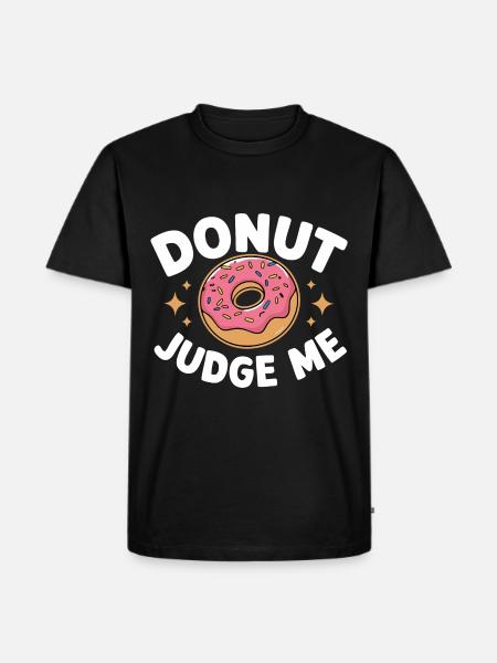 Donut Donuts Candy Bagel - Men's Premium Organic T-Shirt - black