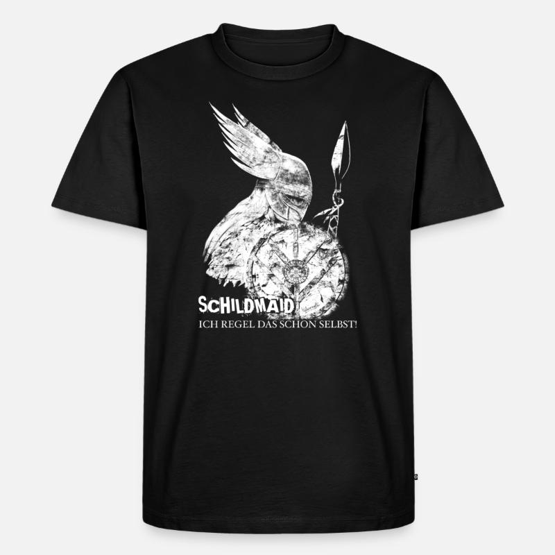 schildmaid - Männer Premium Bio T-Shirt - Schwarz