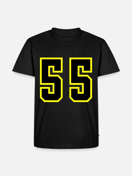 55 Number Leotard - Men's Premium Organic T-Shirt - black
