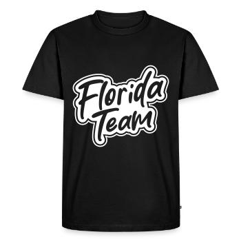 Équipe de la Floride - T-shirt Premium bio Homme - noir - Devant - Nico (187cm)
