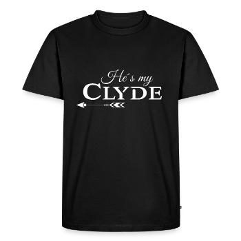 Bonnie & Clyde 2(part2) Partner Look love Gift - Men's Premium Organic T-Shirt - black - Front - Nico (187cm)