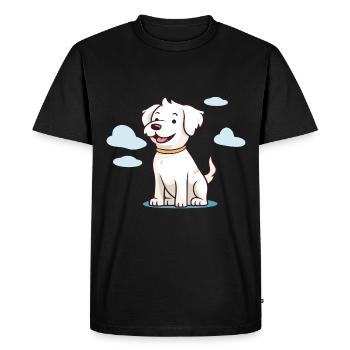 Conception de chien mignon pour les propriétaires de chiens - T-shirt Premium bio Homme - noir - Devant - Nico (187cm)