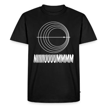Physics Humor for Nerds Doppler Effect - Men's Premium Organic T-Shirt - black - Front - Nico (187cm)