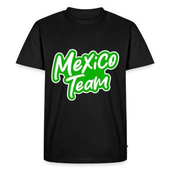 Mexico Team - Men's Premium Organic T-Shirt - black - Front - Nico (187cm)