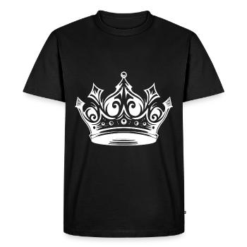 Couronne royale de Krone - T-shirt Premium bio Homme - noir - Devant - Nico (187cm)