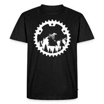 VTT VTT VTT VTT - T-shirt Premium bio Homme - noir - Devant - Nico (187cm)