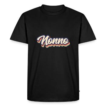 Nonno Vintage Colors - T-shirt Premium bio Homme - noir - Devant - Nico (187cm)