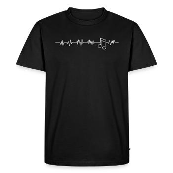Musiciens Musicien Jouer de la musique Musique - T-shirt Premium bio Homme - noir - Devant - Nico (187cm)