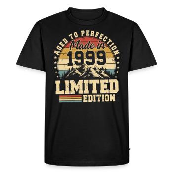 Unique En Son Genre Depuis 1999 - T-shirt Premium bio Homme - noir - Devant - Nico (187cm)