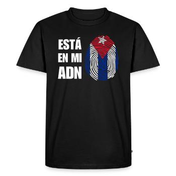 Cuba est dans mon ADN - T-shirt Premium bio Homme - noir - Devant - Nico (187cm)
