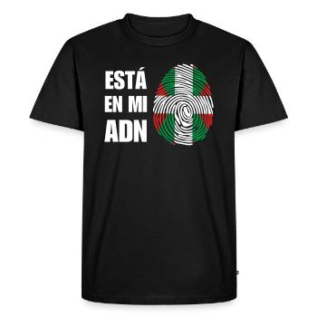 ADN basque - T-shirt Premium bio Homme - noir - Devant - Nico (187cm)